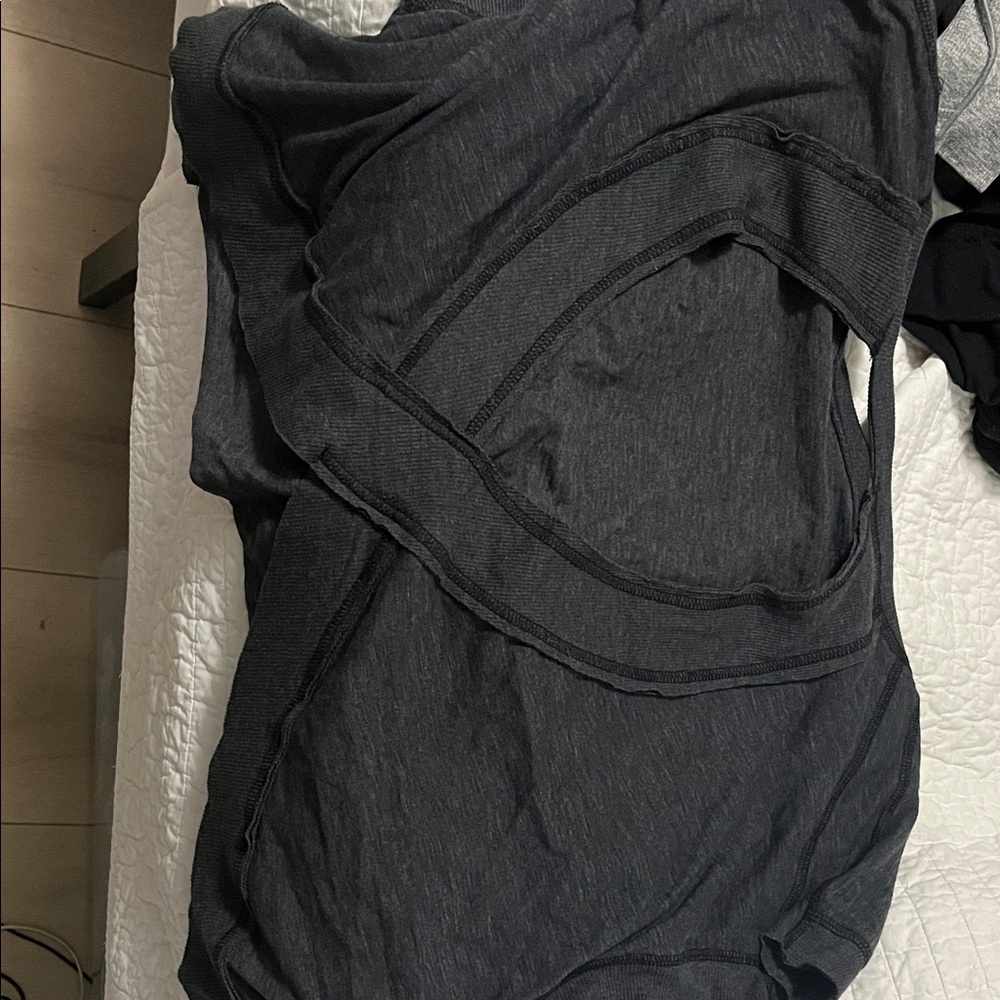FP Movement by Free People Charcoal Top